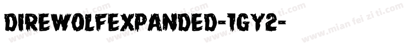 DireWolfExpanded-1gY2字体转换