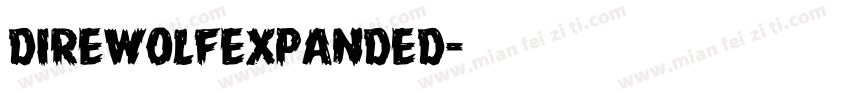 DireWolfExpanded字体转换
