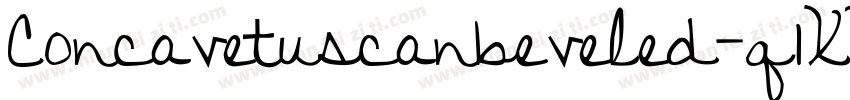 Concavetuscanbeveled-q1XV字体转换