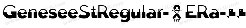 GeneseeStRegular-5ERa字体转换