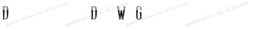 DisplayofcharacterDemo-W8dG字体转换