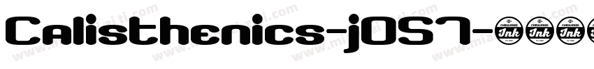 Calisthenics-j057字体转换