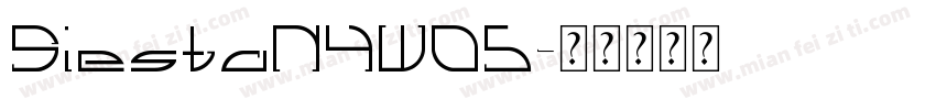 SiestaN4W05字体转换