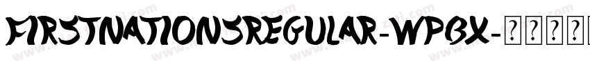 FirstNationsRegular-wPBx字体转换