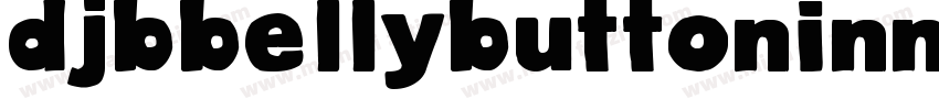 DjbBellybuttonInnieBold-2Y7X字体转换