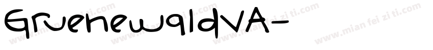 GruenewaldVA字体转换