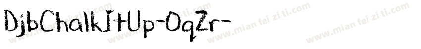 DjbChalkItUp-0qZr字体转换