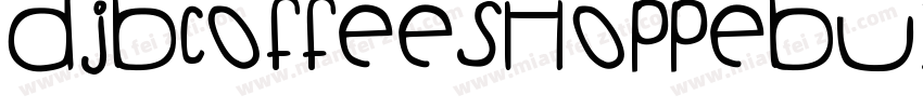 DjbCoffeeShoppeBuzzed-D8O0字体转换