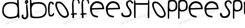DjbCoffeeShoppeEspresso-pO7Z字体转换