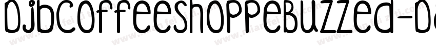 DjbCoffeeShoppeBuzzed-D8O0字体转换