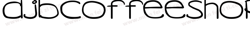 DjbCoffeeShoppeVenti-A1Lm字体转换