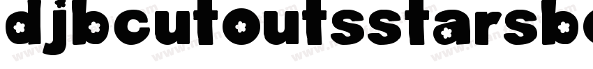 DjbCutoutsStarsBold-8qrA字体转换