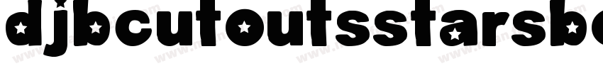 DjbCutoutsStarsBold-8qrA字体转换