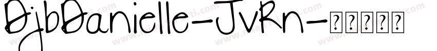 DjbDanielle-JvRn字体转换