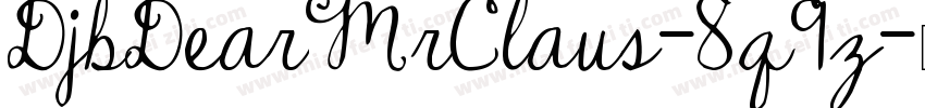 DjbDearMrClaus-8q9z字体转换