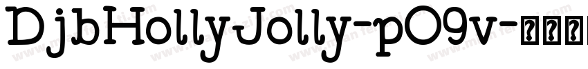 DjbHollyJolly-pO9v字体转换