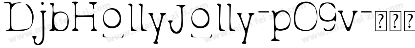 DjbHollyJolly-pO9v字体转换