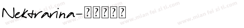 Nektrarina字体转换