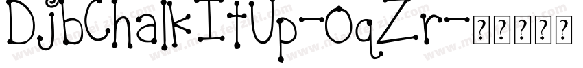 DjbChalkItUp-0qZr字体转换