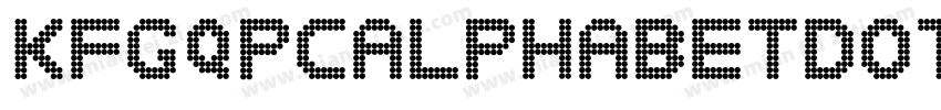 KFGQPCAlphabetDotted字体转换 KFGQPCAlphabetDotted字体转换