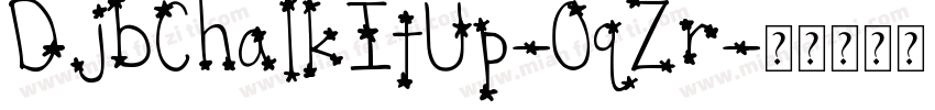 DjbChalkItUp-0qZr字体转换