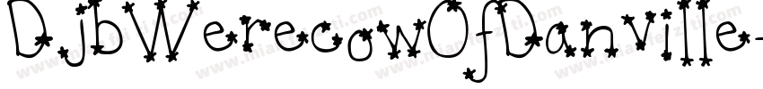 DjbWerecowOfDanville-Wr6A字体转换