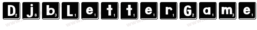 DjbLetterGameTiles3-rpy9字体转换