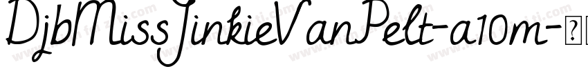 DjbMissJinkieVanPelt-a10m字体转换