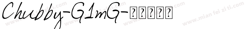 Chubby-G1mG字体转换