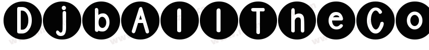 DjbAllTheCoolChicks-KwBy字体转换