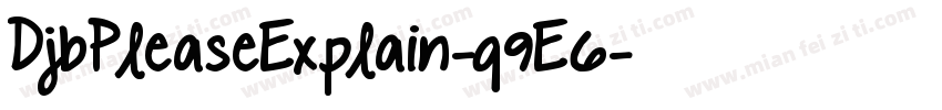 DjbPleaseExplain-q9E6字体转换