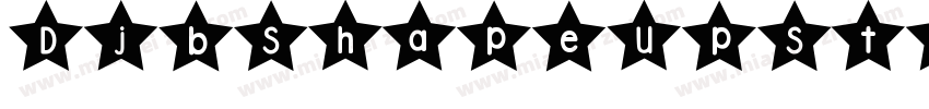 DjbShapeUpStars-0omP字体转换