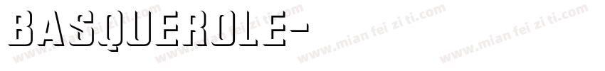 Basquerole字体转换