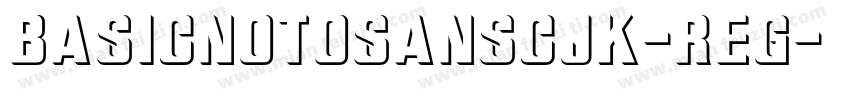 basicnotosanscjk-reg字体转换