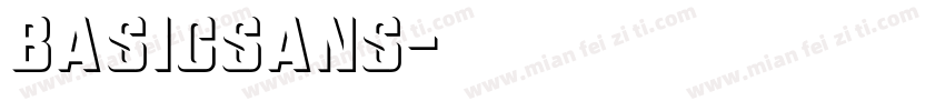 basicsans字体转换