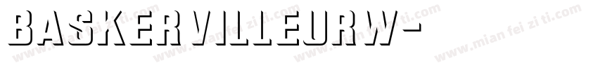 baskervilleurw字体转换