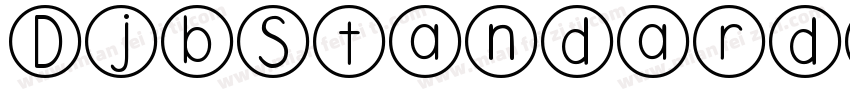 DjbStandardizedTestOval-qWe2字体转换
