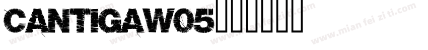 CantigaW05字体转换