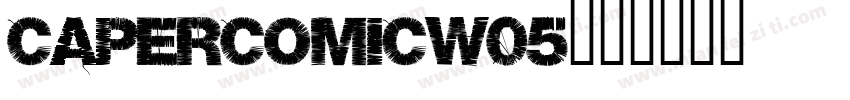 CaperComicW05字体转换