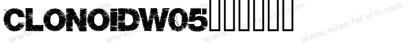 ClonoidW05字体转换