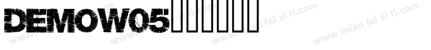 DemoW05字体转换