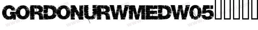 GordonURWMedW05字体转换