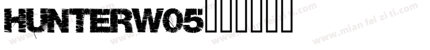 HunterW05字体转换
