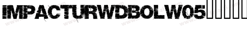 ImpactURWDBolW05字体转换