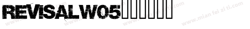 RevisalW05字体转换