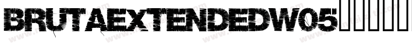brutaextendedw05字体转换