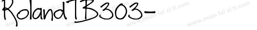 RolandTB303字体转换
