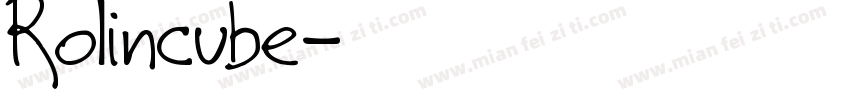 Rolincube字体转换