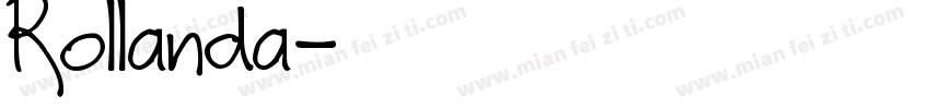 Rollanda字体转换