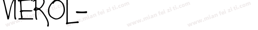 VIEROL字体转换